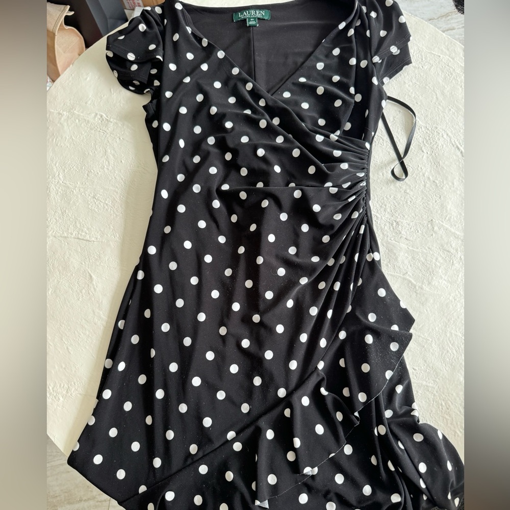 Ralph Lauren preloved polka dot dress
